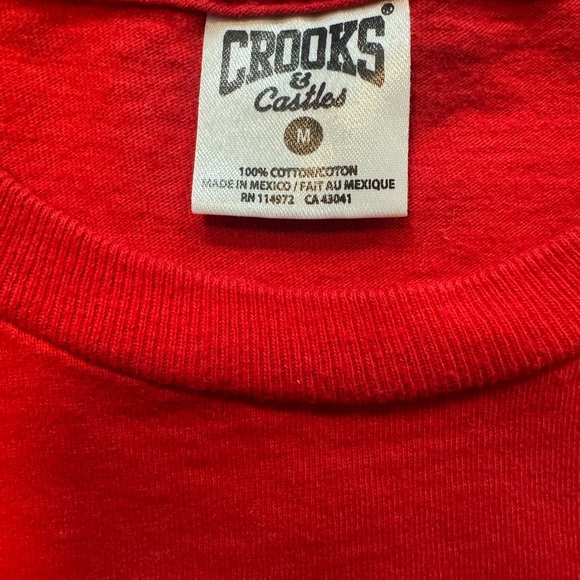 Crooks & Castles Men's T-Shirt Pre-owned Size m - Picture 4 of 6